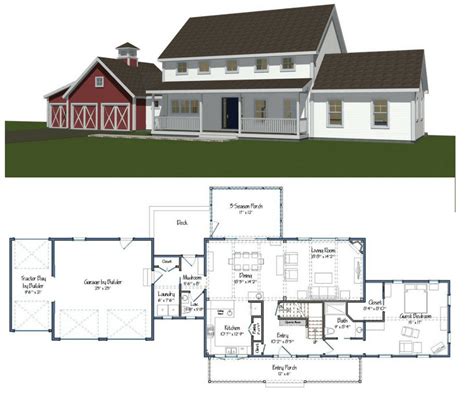 barn style home floor plans